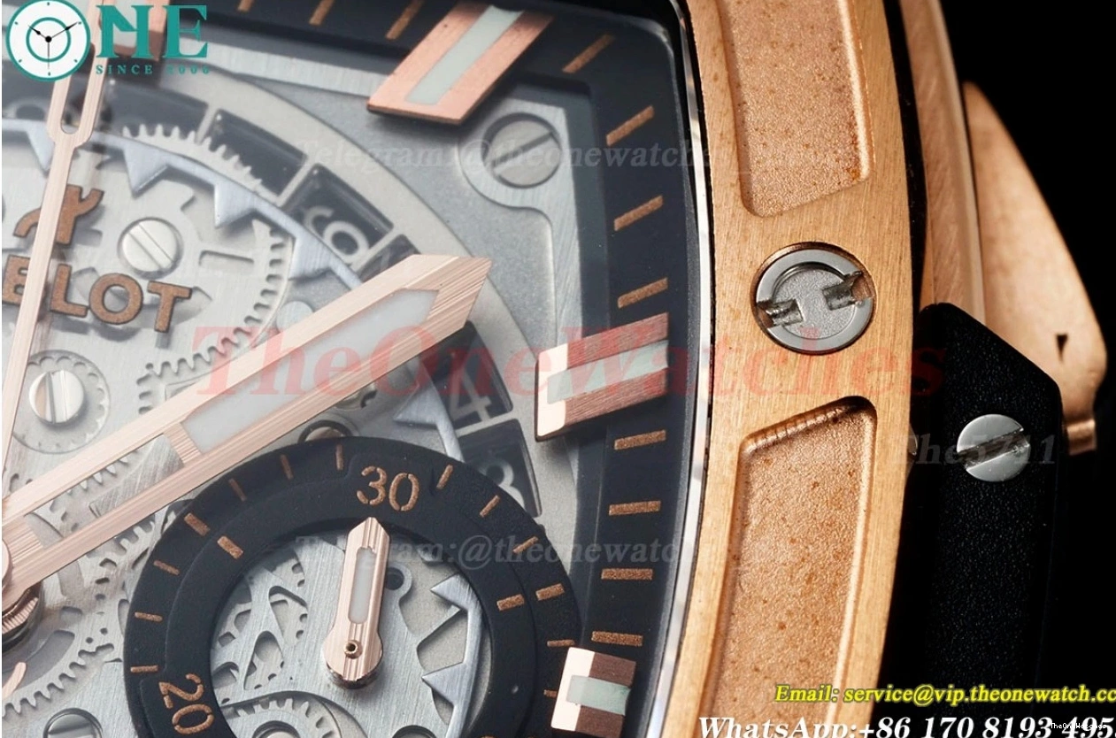 of Bang 42mm Chrono Spirit Mod TI RU BBF Dial A7750 Skeleton Big 0114